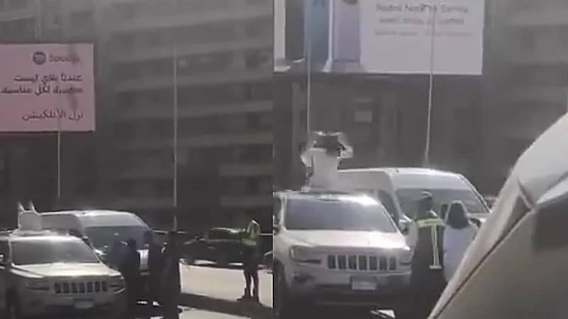 ‎فتاة توقف حركة كوبري بحركات مثيرة للجدل.. فيديو