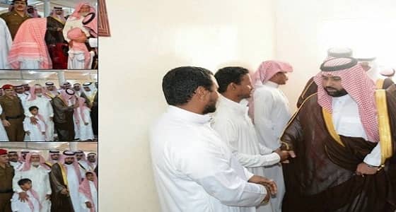 بالصور.. نائب أمير جازان ينقل تعازي القيادة لذوي الشهيد عواجي