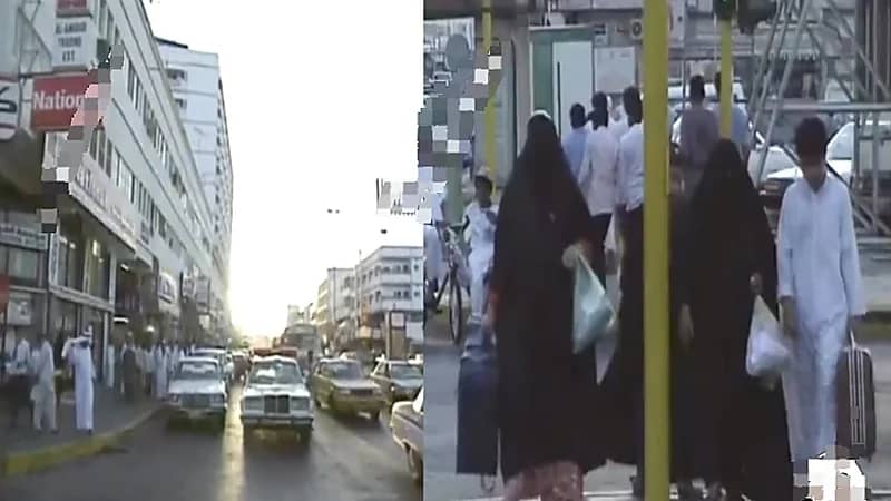 فيديو نادر يظهر شوارع الخبر في تسعينيات القرن الماضي