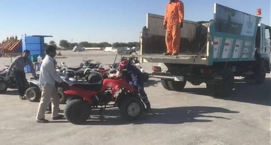 بالصور.. بلدية الخبر تضبط 13 دبابا يأجر بأماكن غير مرخصة