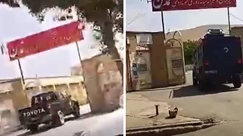 بالفيديو.. بلطجية النظام الإيراني يقتحمون مدرسة بنات