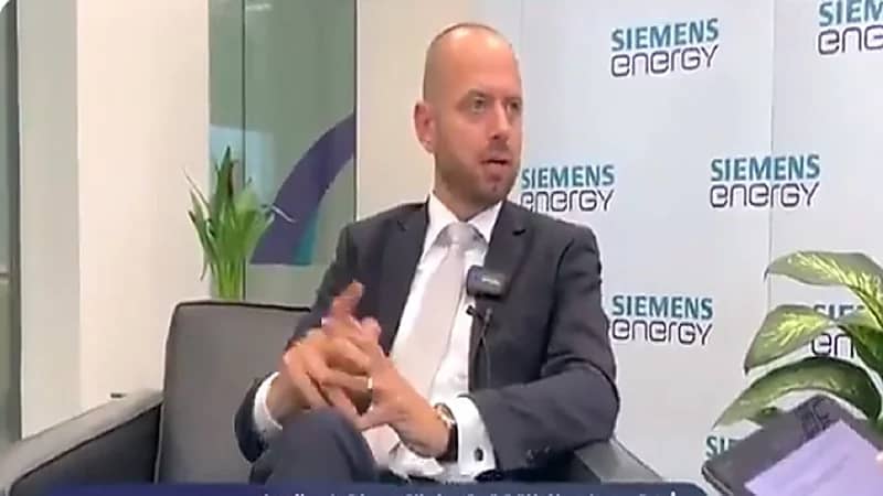 بالفيديو..رئيس سيمنس: يمثل اقتصاد الهيدروجين إمكانات وفرص هائلة للمملكة