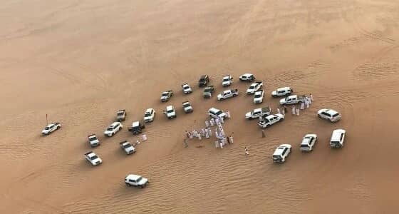 بالفيديو والصور.. العثور على مفقود الأفلاج متوفي بمنطقة برية