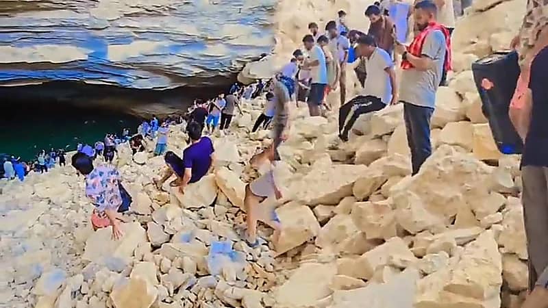 عمالة آسيوية يقيمون حفل ميدل بيست في عين هيت.. فيديو