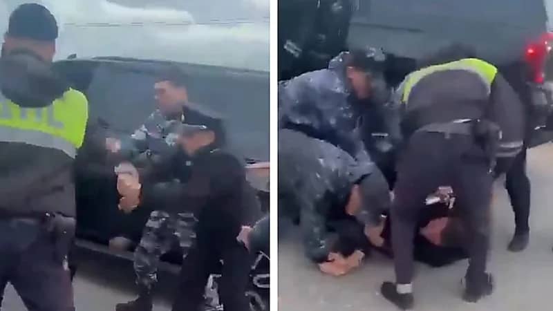 لحظة اعتقال وزير الطوارئ الشيشاني في داغستان ... فيديو