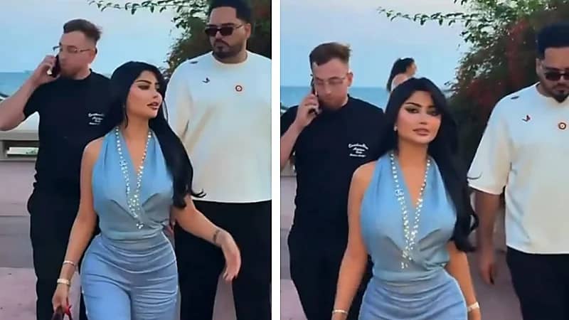 ملكة كابلي تظهر برفقة حراس شخصيين وتشعل مواقع التواصل .. فيديو