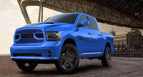 بالصور.. انطلاق رام 1500 Hydro Blue Sport Edition موديل 2018 بلون أزرق فرنسي