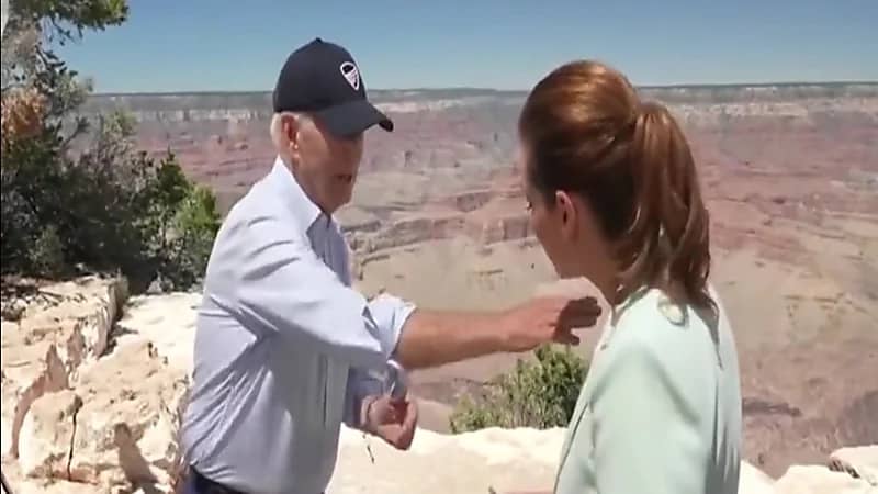 تصرف غريب لبايدن مع مذيعة يثير الجدل.. فيديو