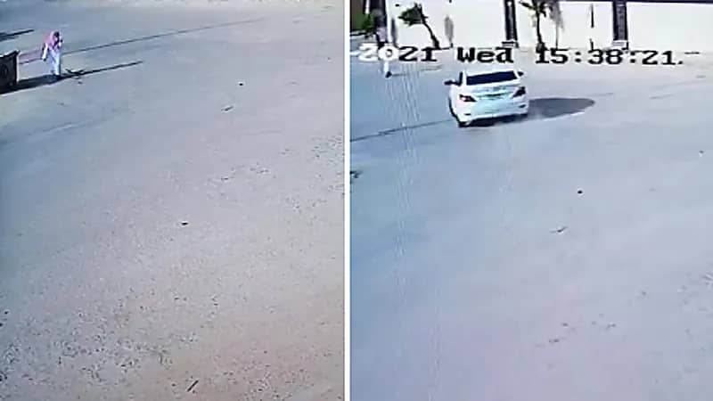 بالفيديو .. لحظة دهس وقتل وسحل رجل بطريقة مروعة