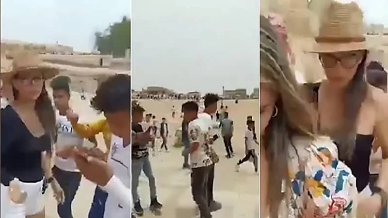 تفاصيل جديدة في واقعة تحرش 13 شابًا بسائحتين بمصر