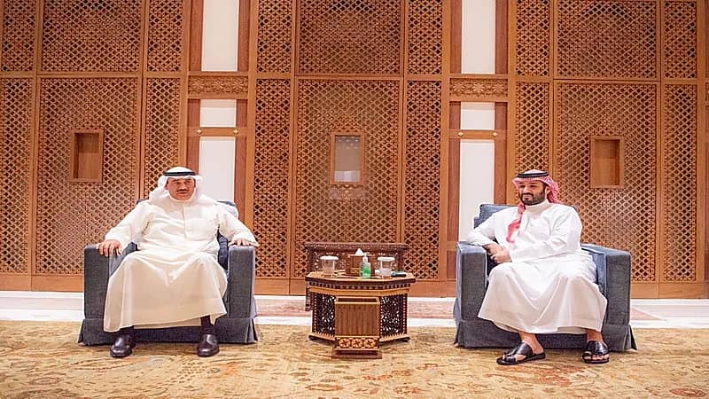 ولي العهد يلتقي ولي عهد الكويت في جدة