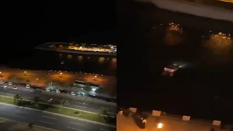 امرأة تتسبب في دهس شخص بعد انحراف سيارتها بجدة