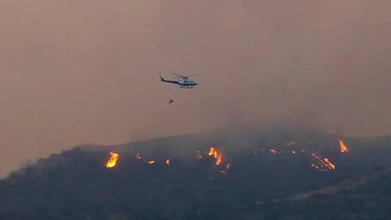 قبرص تحكم سيطرتها على حريق الغابات الهائل