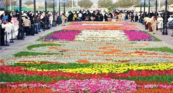 حديقة للطيور النادرة والناطقة بمعرض زهور ينبع