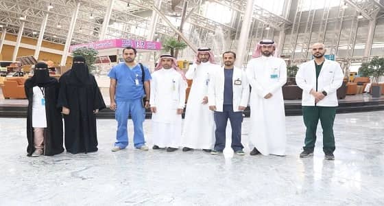 بالصور.. " سعود الطبية " تكشف على المسافرين للقصيم في رحلة قطار سار