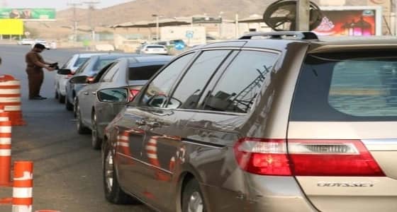 " أمن الطرق " يوجه رسالة هامة لقائدي المركبات قبل الوصول لمداخل مكة