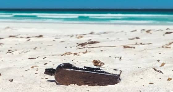 العثور على أقدم رسالة في " قنينة " 