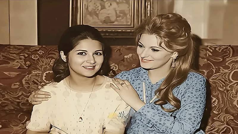 صورة نادرة تجمع مريم فخر الدين وبوسي قبل الشهرة