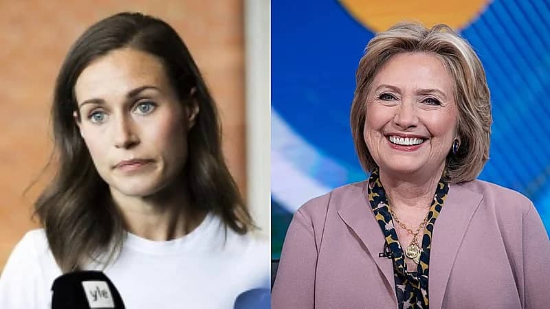 هيلاري كلينتون تنشر صورتها بملهى ليلي مؤازرة لرئيسة وزراء فنلندا