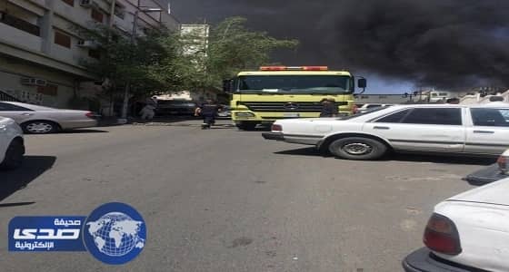 بالصور.. السيطرة على حريق هائل في حديقة بالطائف