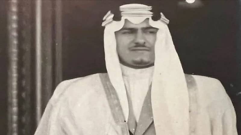 صورة نادرة للأمير فهد بن سعود