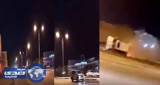 بالفيديو.. تفحيط بسيارة جيب لاند كروزر ينتهي بحادث مروع