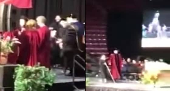 بالفيديو.. حصول مبتعثة سعودية كفيفة على الماجستير من جامعة أمريكية