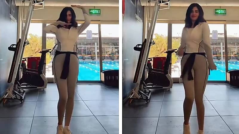 ليالي دهراب تشعل مواقع التواصل برقصها اللافت ونحافتها .. فيديو