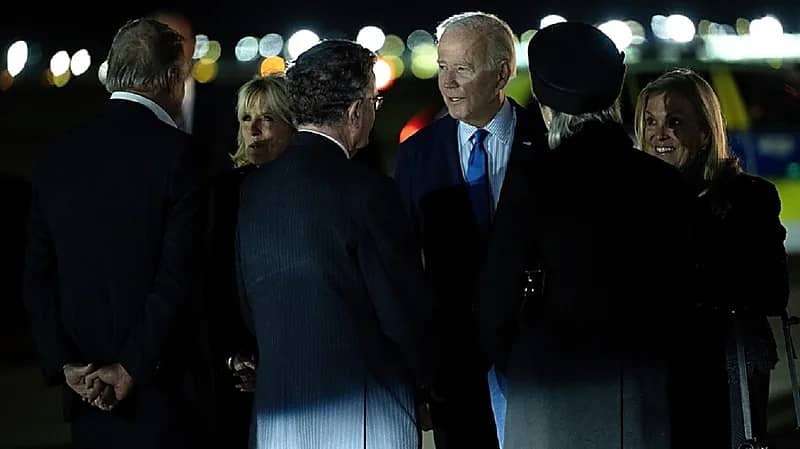 بايدن يصل لندن للمشاركة في جنازة الملكة إليزابيث