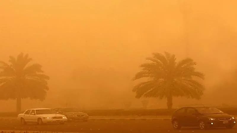 الدفاع المدني يحذر من عواصف ترابية على معظم المناطق