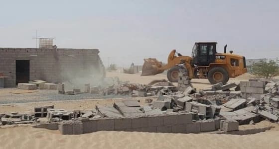 إزالة تعديات على أراض حكومية بمكة المكرمة