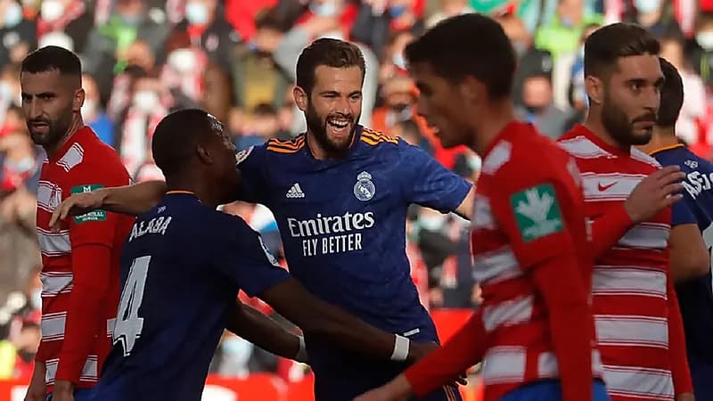 ريال مدريد يسحق شباك غرناطة برباعية