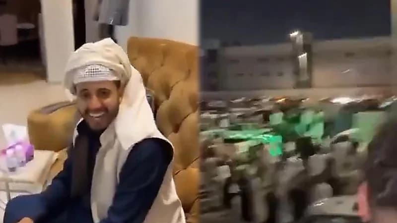 سبايكي يضطر لدخول منزل غرباء بعد ازدحام الفانز عليه للتصوير .. فيديو