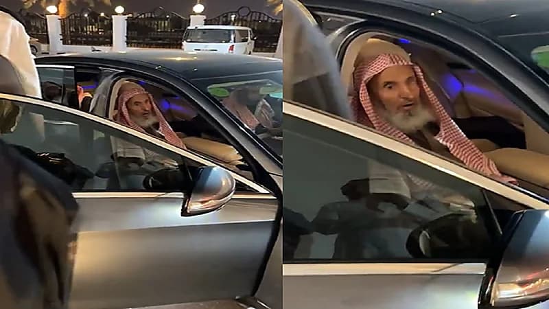 لقطات سابقة لسماحة المفتي العام واستقباله بحفاوة .. فيديو