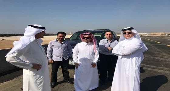 بالصور.. افتتاح المدخل المؤدي جامعة الملك عبدالله