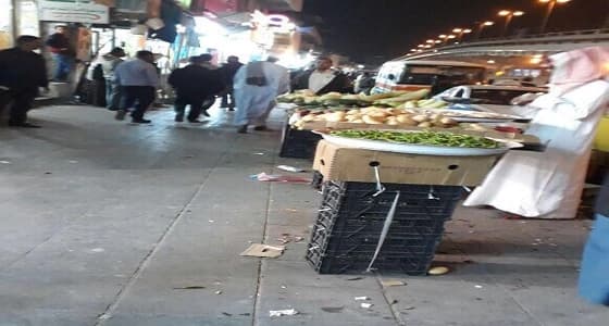 ضبط 30 بسطة مخالفة للأنظمة بحي الوزارات في الرياض