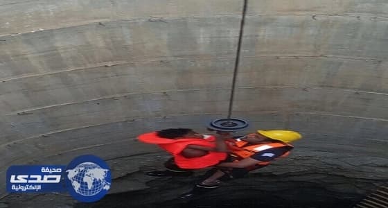 انقاذ طفل من داخل بئر بمحافظة بارق عسير