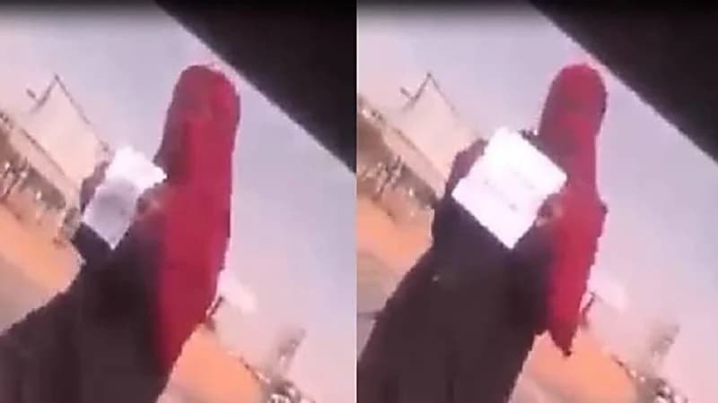 شاهد.. فتاة تعرض نفسها للزواج بالشارع العام