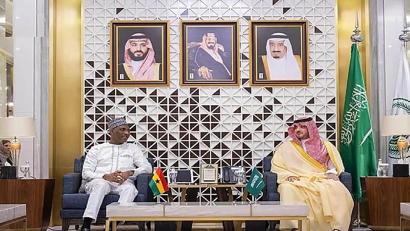 وزير الداخلية يلتقي نظيره الغاني