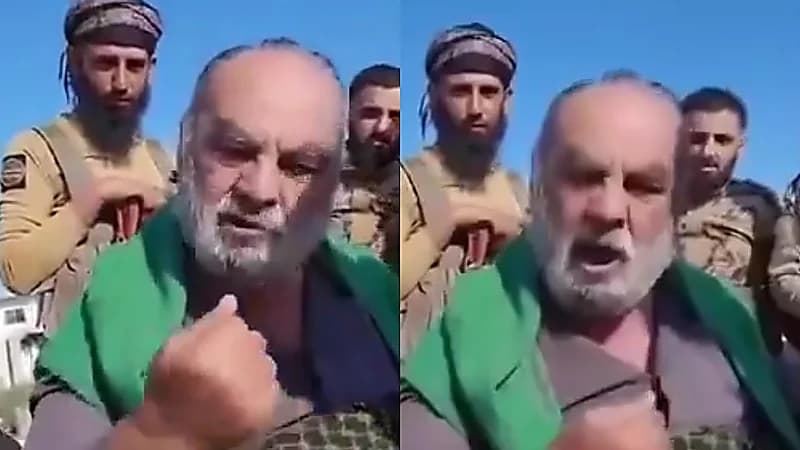 العثور على معمم ⁧‫إيراني‬⁩ تركوه الإيرانيين في مطار ⁧‫حميميم‬⁩ السوري .. فيديو