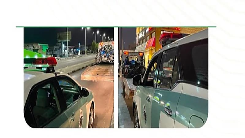 المرور يضبط 449 دراجة آلية مخالفة