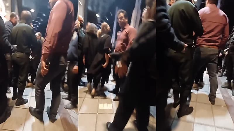 بالفيديو.. قوات "الملالي" تتحرش بالفتيات أثناء عبورهن بالشارع