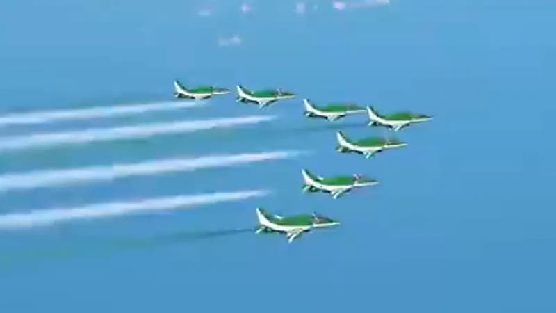 بالفيديو.. الصقور السعودية تقدم عرض جوي رائع في سماء بودابست