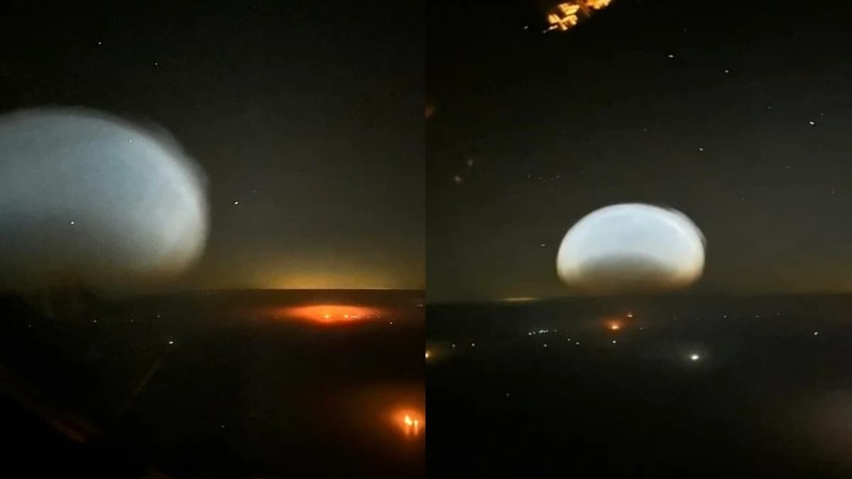 طيار يكشف عن ظاهرة غريبة حدثت فوق الخليج العربي.. صور