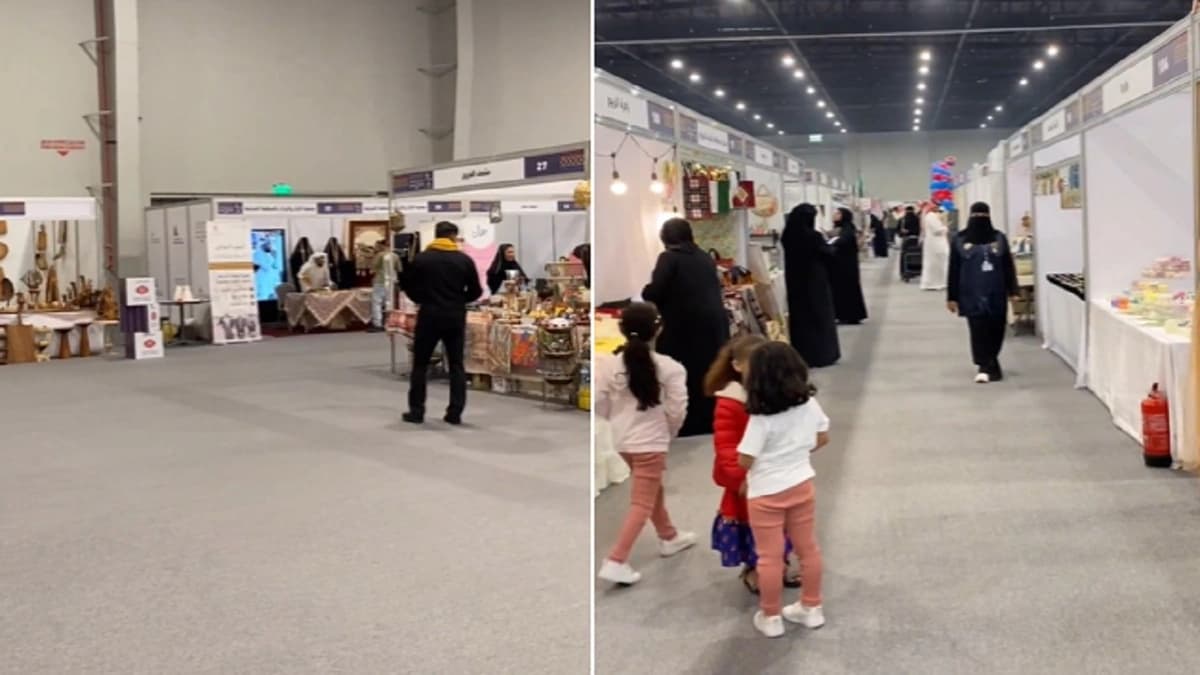 انطلاق معرض الحرف والأعمال اليدوية في الخُبر .. فيديو