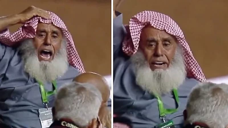 فرحة حمد آل رشيد مدرب الجواد الفائز بكأس السعودية .. فيديو