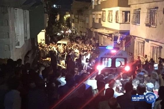 شاهد بالفيديو..المشاهد الأولي للتفجير الذي استهدف صالة أفراح بـ"تركيا "وتسبب في مقتل 22 شخصًا وإصابة 94 آخرين