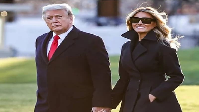 ترامب وميلانيا يثيران فضول الإعلام البريطاني بإطلالاتهما