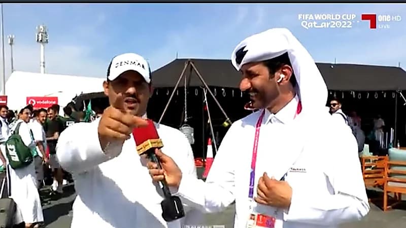 بالفيديو.. أحد مشجعي الأخضر يتوقع فوزه بالهندية والإنجليزية