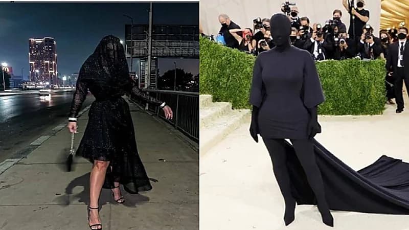 بالصور.. هجوم على الراقصة "جوهرة" لتقليدها كيم كارداشيان